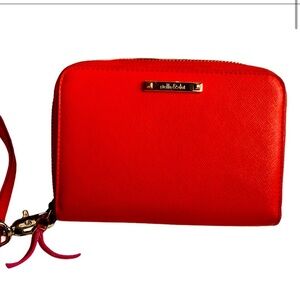 {Stella & Dot} Zippered Wristlet Wallet “Call Me”